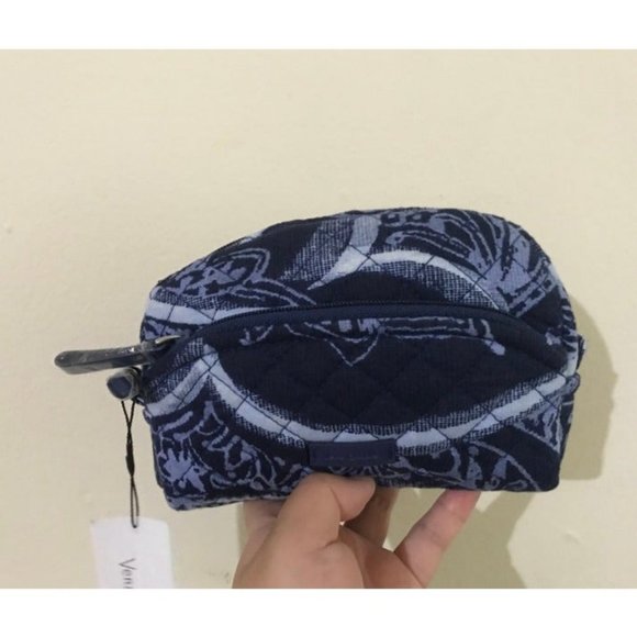 Women's Cotton Mini Cosmetic Makeup Organizer Bag - Picture 1 of 2